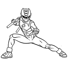 printable power rangers jungle fury coloring pages