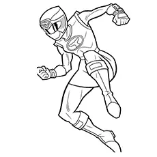 Ranger Pinkis Jumping coloring page_image