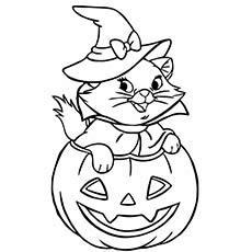 top 25 free printable halloween cat coloring pages online