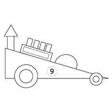 The-A-Racing-Car-16 coloring pages 