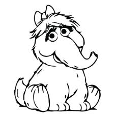 sesame street character coloring pages