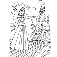 sleeping beauty fairy godmothers coloring pages