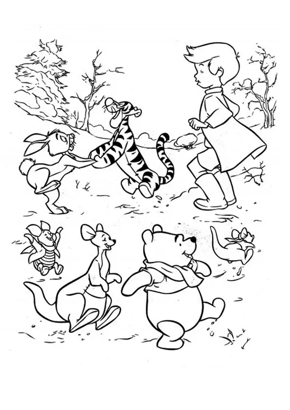 The-Christopher-Robin-coloring-page