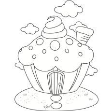 28 Places to Print Free Christmas 25+ Easy Cupcake Coloring Pages