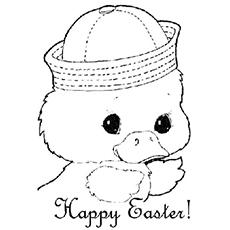 The-Cute-Chick-Wishing-Happy-Easter