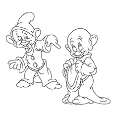 The Cute Dopey coloring page