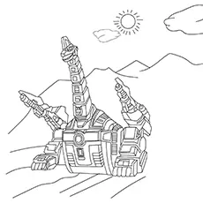 The Dino Thunder coloring page