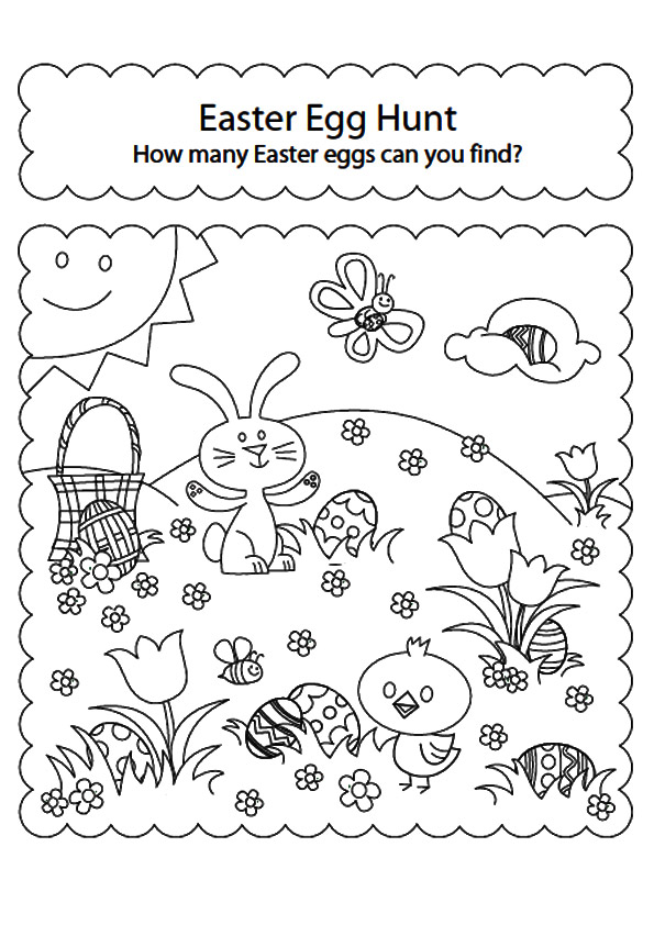 The-Easter-Egg-Hunt-coloring-page