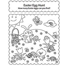 The-Easter-Egg-Hunt-coloring-page