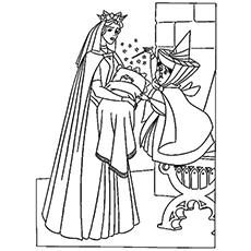 aurora coloring pages from sleeping beauty