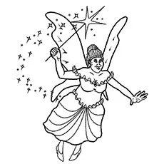 Fairy Godmother coloring page