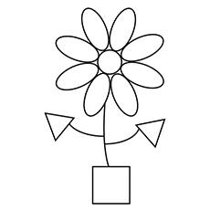 simple coloring pages shapes