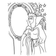 The Magic Mirror coloring page