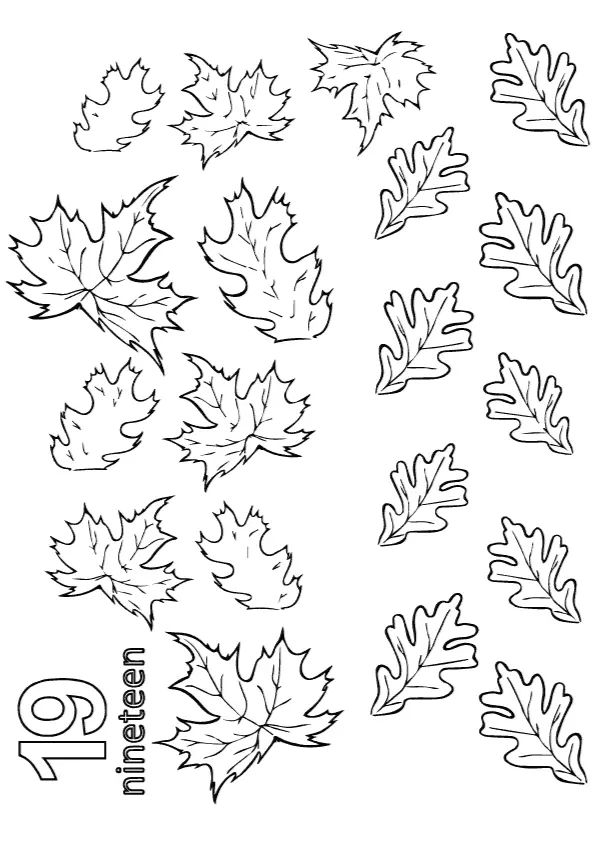 The-Maple-Leaves-to-color