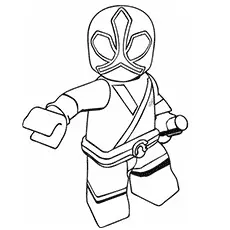 The Mega Bloks Power Rangers coloring page_image