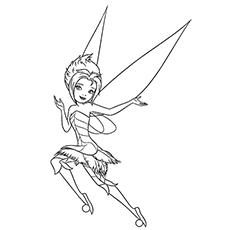 tinkerbell and silvermist coloring pages