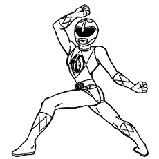 The Pink Ranger Power Rangers coloring page_image