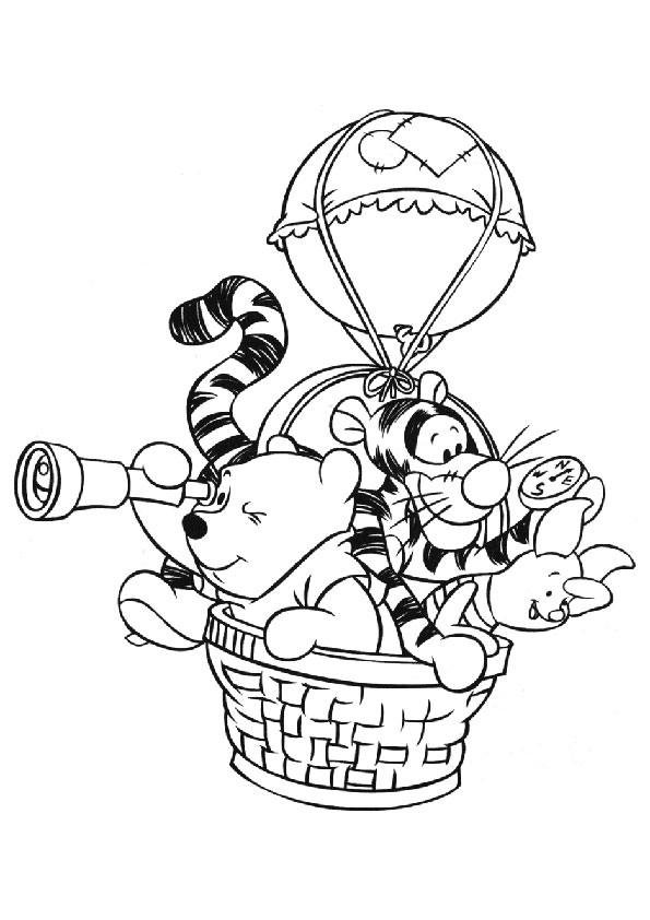 The-Pooh-and-Pals-on-a-Balloon-Ride