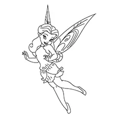 The Rosetta Fairy coloring page