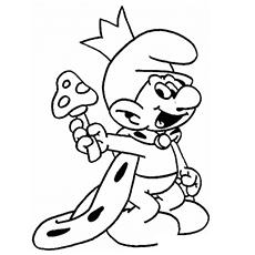 smurf coloring pages from the movie