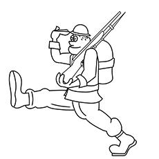 The Toy Soldier Toy Story coloring page