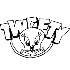 Tweety Poster Coloring Page_image
