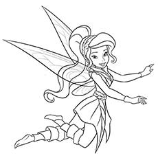 disney fairies coloring pages rosetta