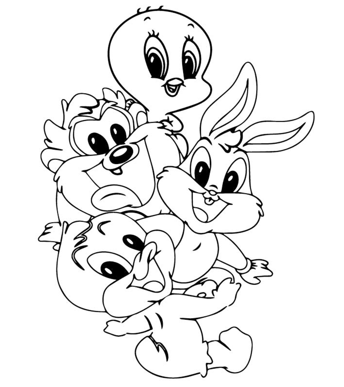 scary tweety bird coloring pages