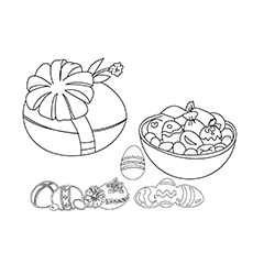 The Easter Candy coloring page