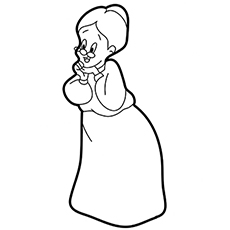 Free Printable Coloring Pages of Granny from Looney Tunes