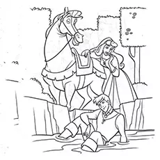 Samson the Horse coloring page