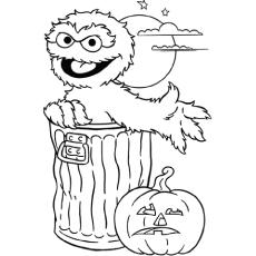 oscar the grouch coloring pages