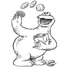 sesame street character coloring pages