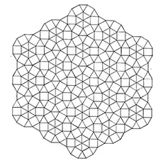 Octagon Shape Pattern to Color