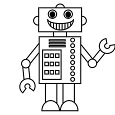 Robot Made in Shapes to Color_image