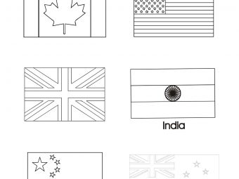 Top 10 Country And World Flags Coloring Pages For Your Toddler