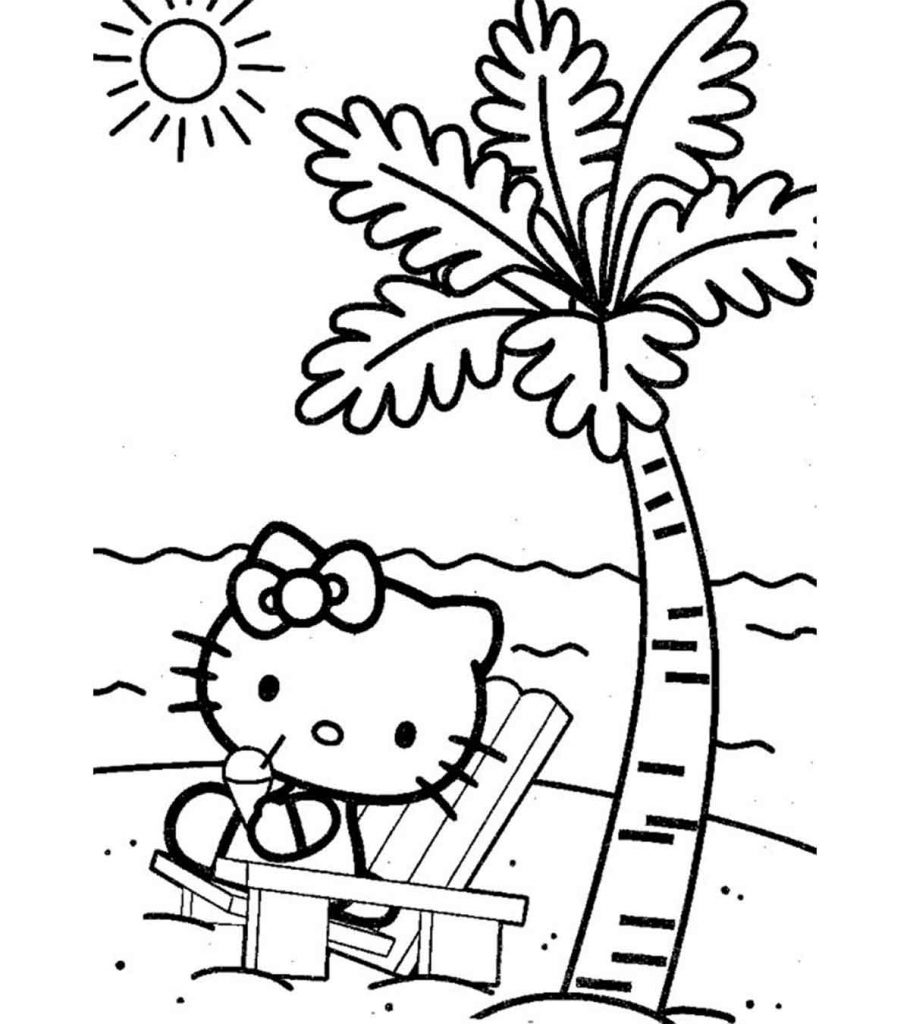 Beach Coloring Pages  20 Free Printable Sheets to Color