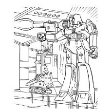 Transformer Power coloring page