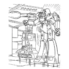 Transformer Power coloring page