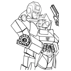 Transformers Too Have Emotions coloring page