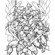 ninja turtles coloring pages online