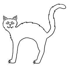 Inesyfederico-clases: Scary Black Cat Coloring Pages