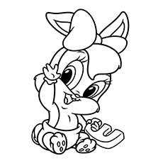 coloring pages baby looney tunes