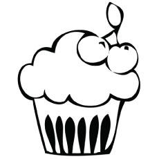 51 Plain Cupcake Coloring Pages Download Free Images