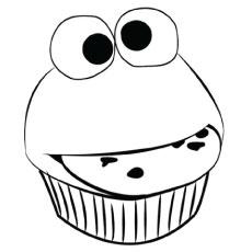 580 Coloring Pages With Cupcakes , Free HD Download