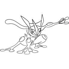 greninja coloring pages