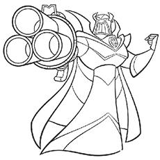 Emperor Zurg Toy Story coloring page