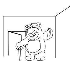 The Hugging Bear Toy Story coloring page