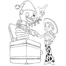 woody and jessie coloring pages