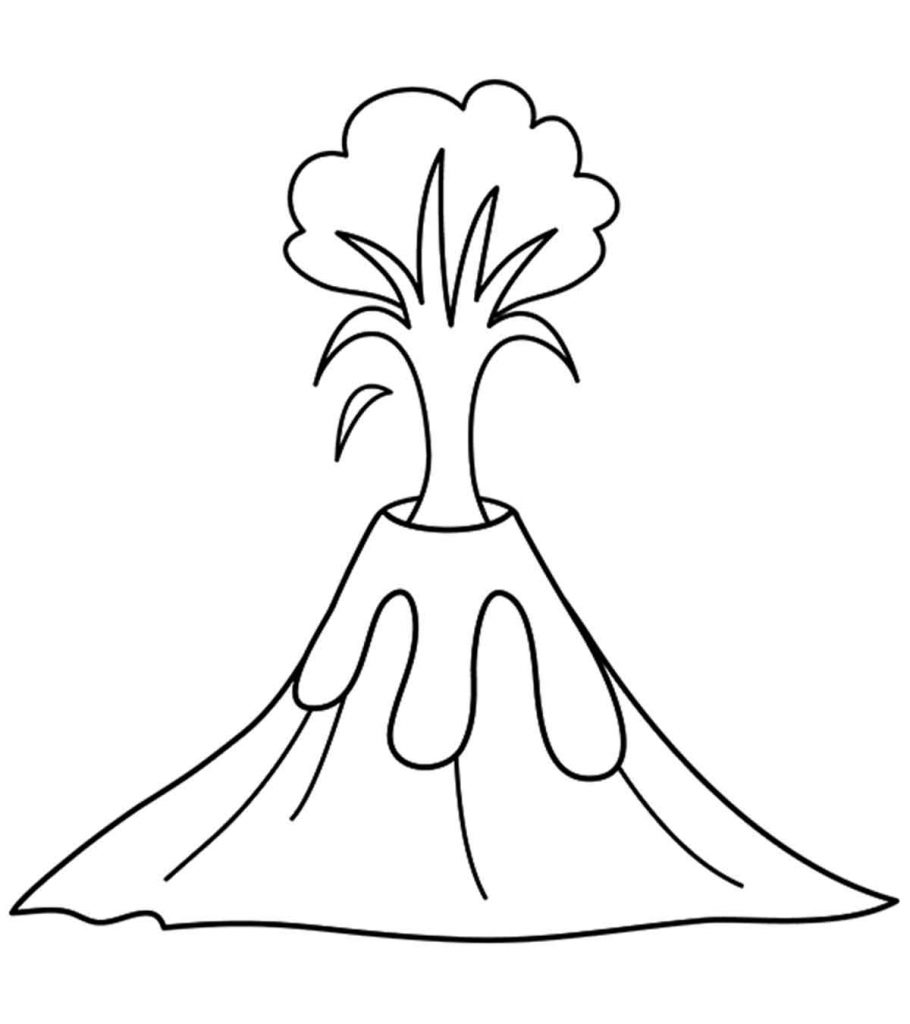 Volcano Pictures For Kids To Color / These volcano worksheets are